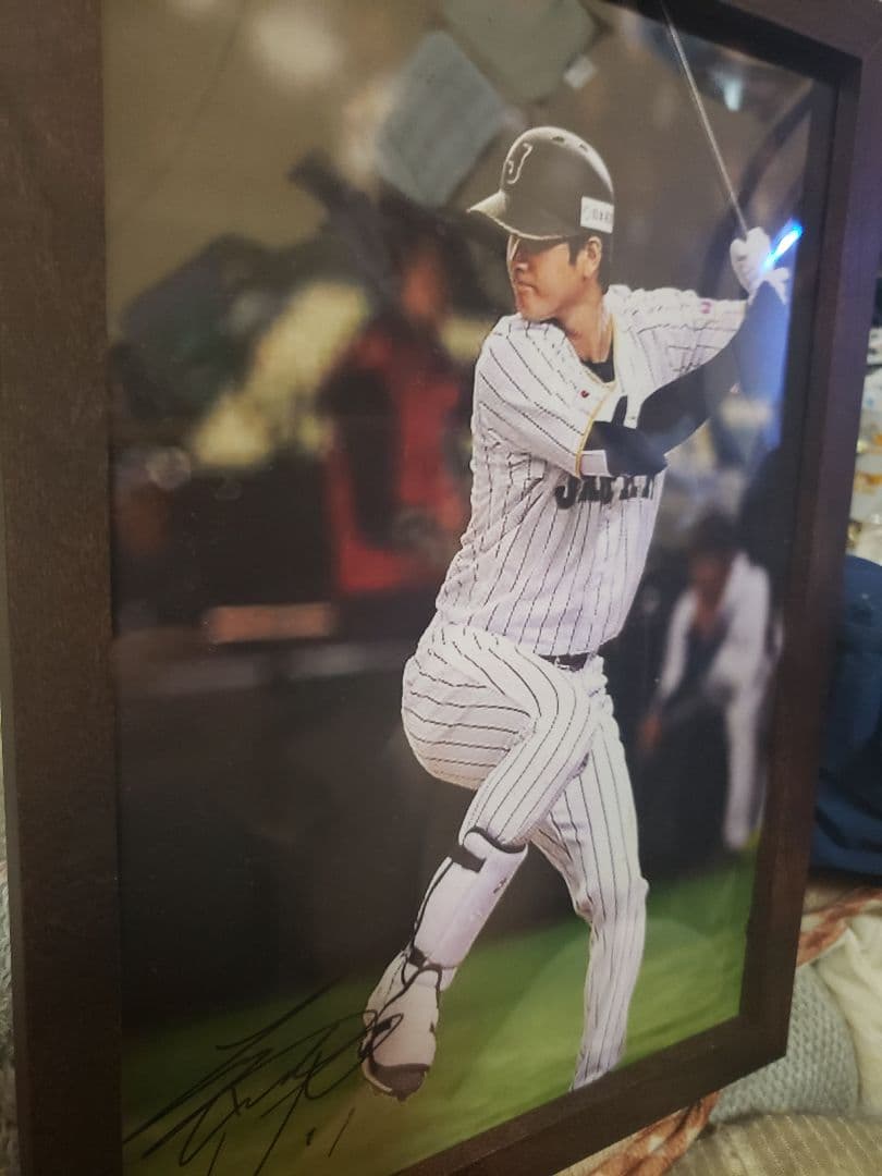 入手困難★侍ジャパン★スーパースター大型大谷翔平直筆サイン入り、フォト★