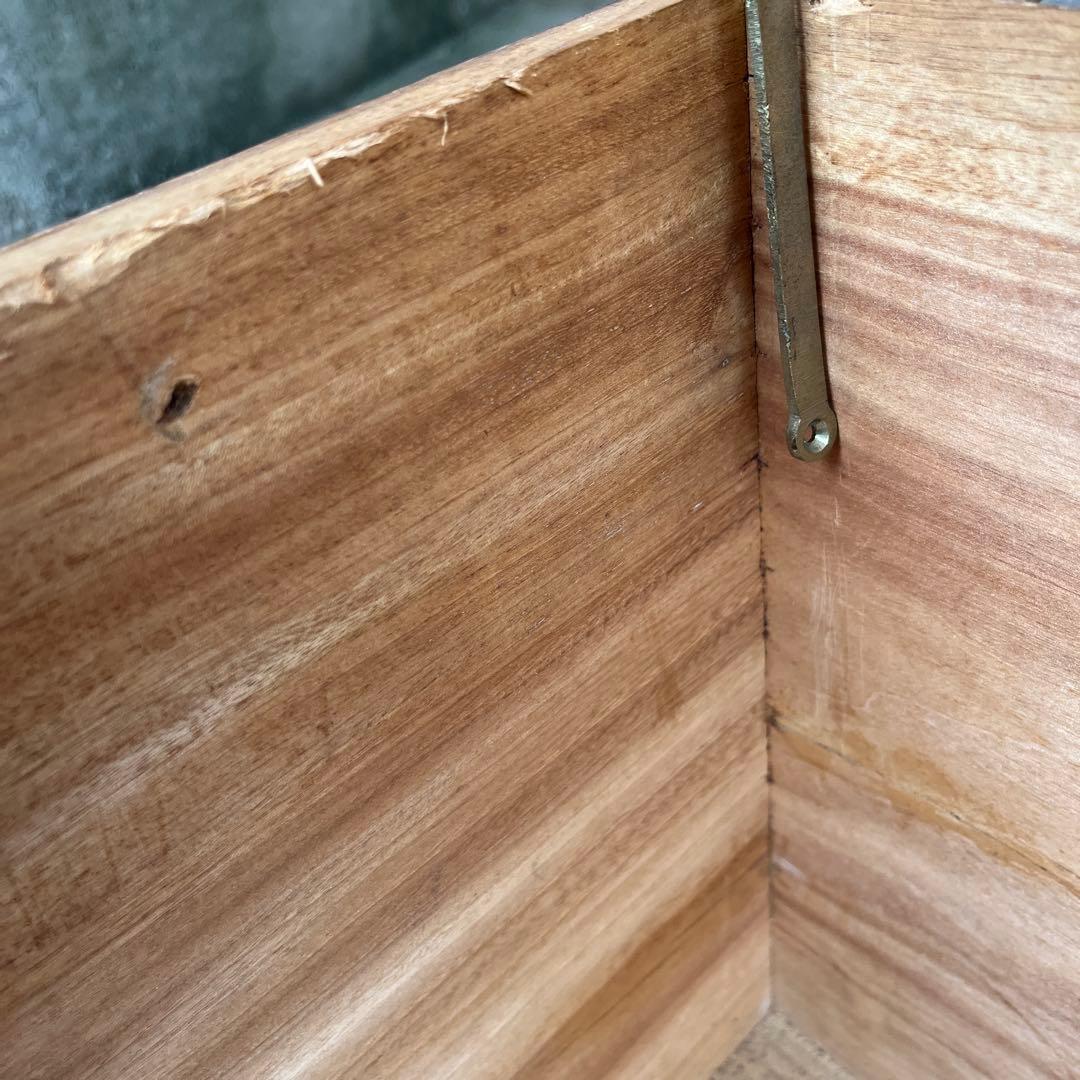 英国 アンティーク 木製 大型 トランク チェスト イギリス 100cm パイン
