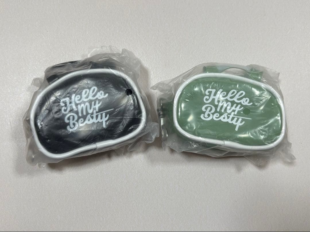 BE:FIRST 　ミニボストンポーチチャーム 黒　緑