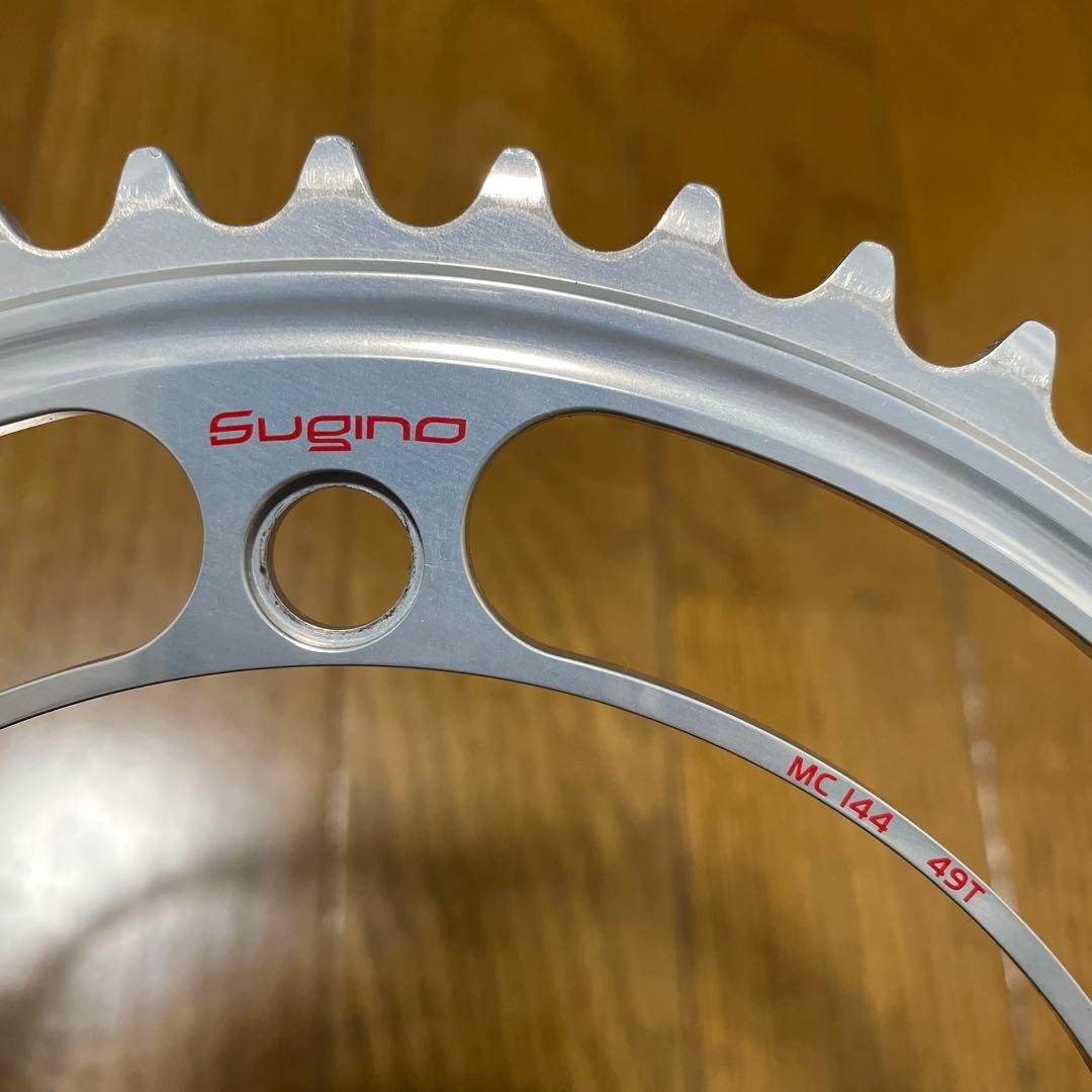 パーツ SUGINO mc144 chainring (silver) 49T