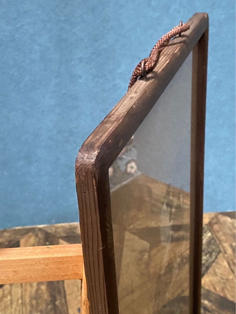 風前美人図 懐月堂安度 江戸期 当時物 希少 インテリア 額縁