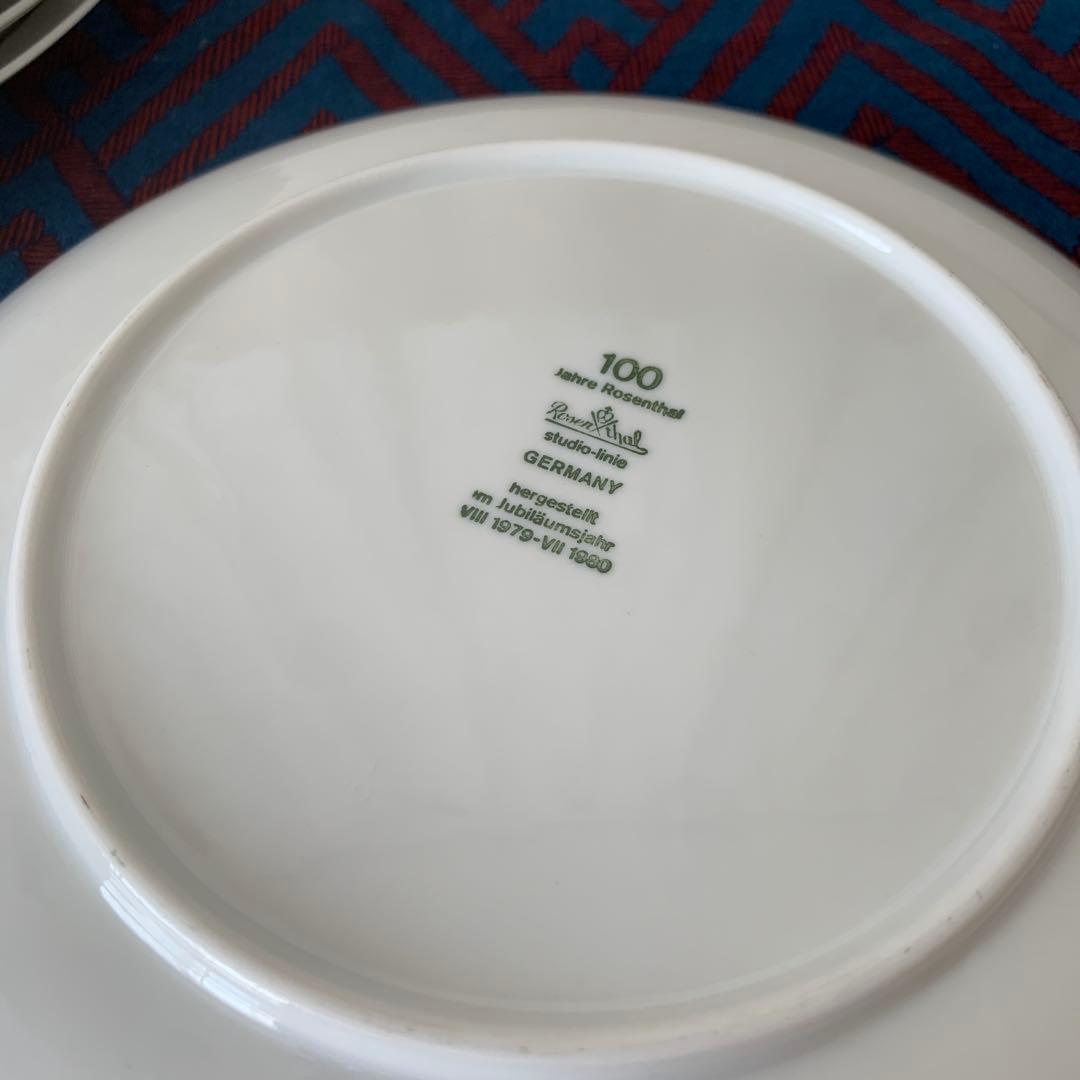 ローゼンタール100周年 シュガーポットミルクピッチャー 花瓶ケーキ皿平皿6枚