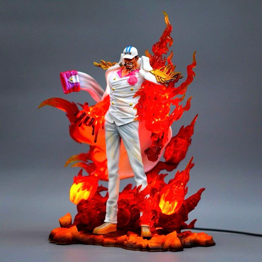 ワンピース　赤犬　サカズキ　白　フィギュア　ガレージキット