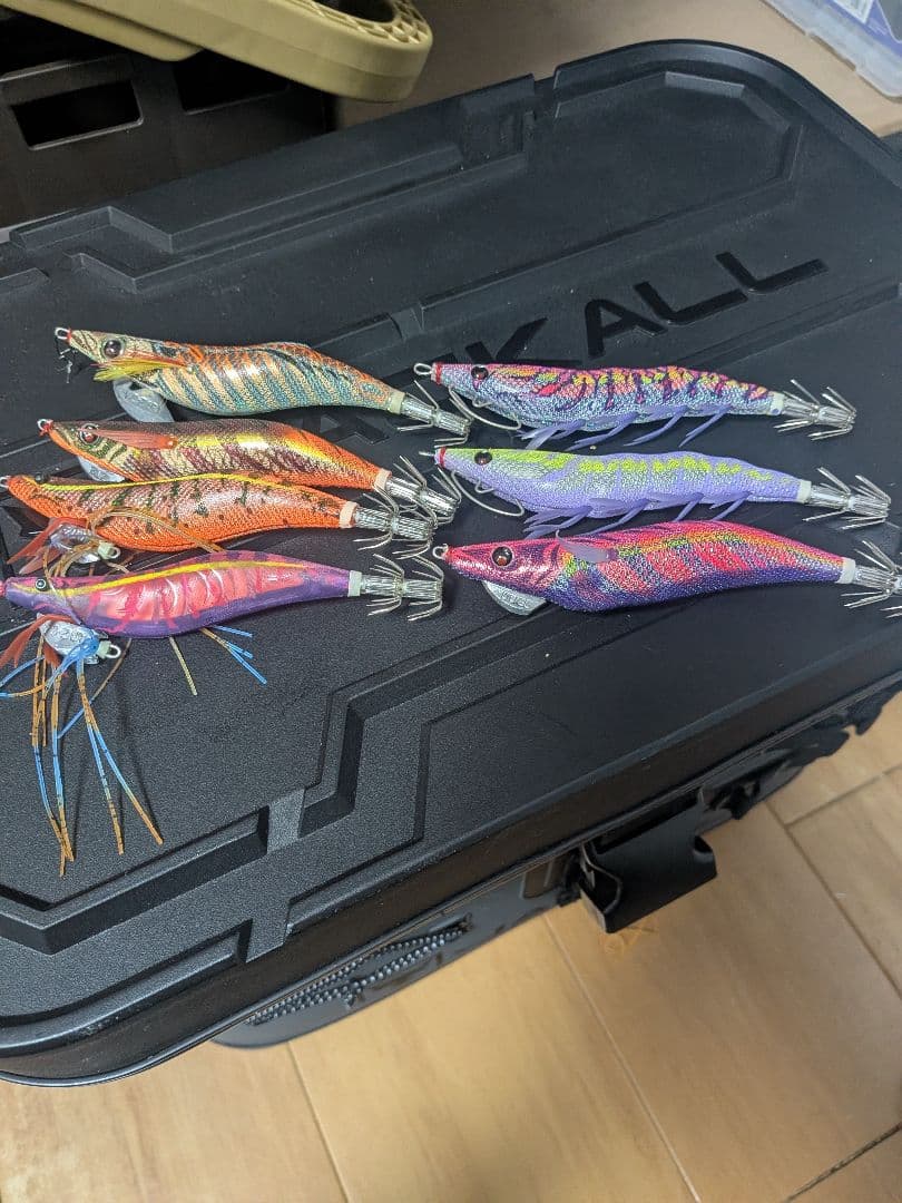 値下げ中 カルティバ パタパタ エギ王 など エギまとめ売り 40本 ケース付