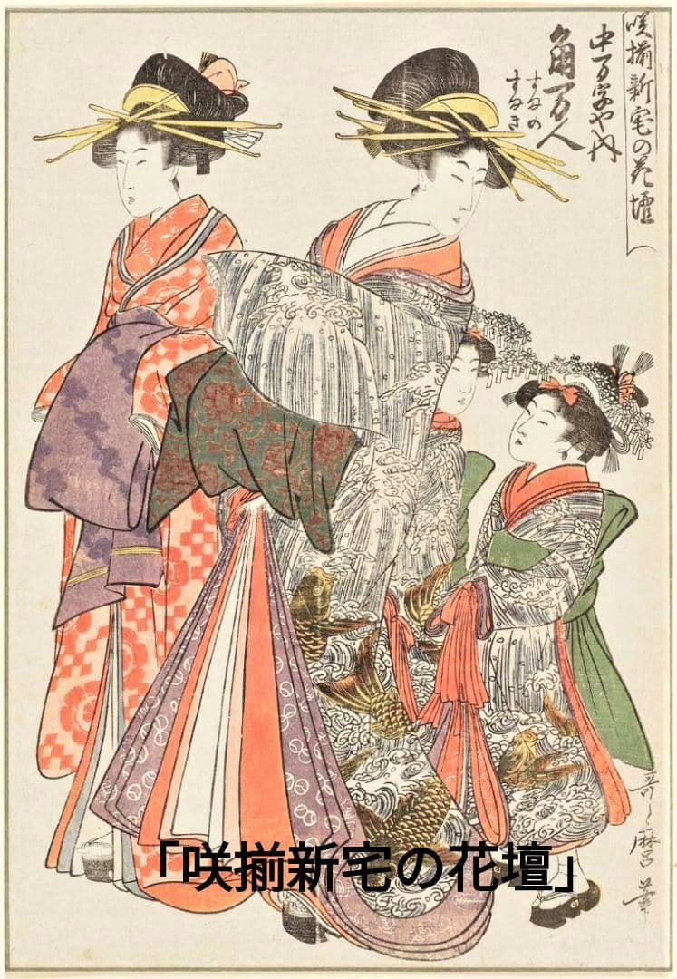 喜多川歌麿　選集「歌麿が描いたおんなたち」其の壱