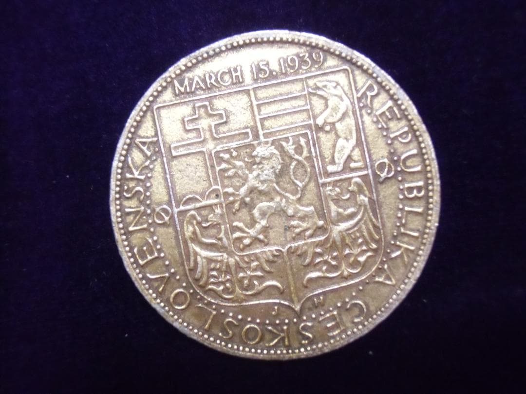 ★アメリカ＊１９３９年３月１５日ドイツ軍＊チェコ占領抗議メダル/ＣＯＰＹ/複製品