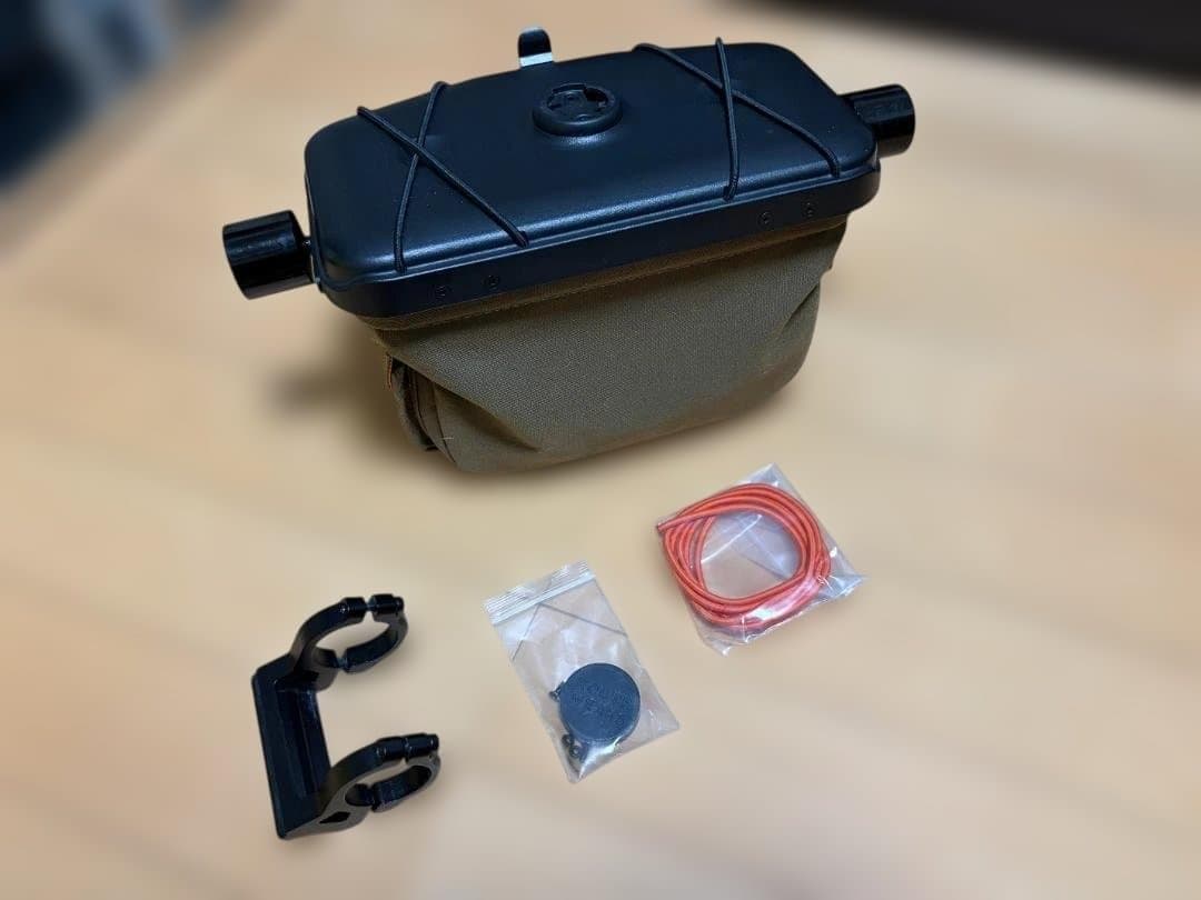 【美品】ROUTE WERKS ルートワークス ハンドルバーバッグ 31.8mm