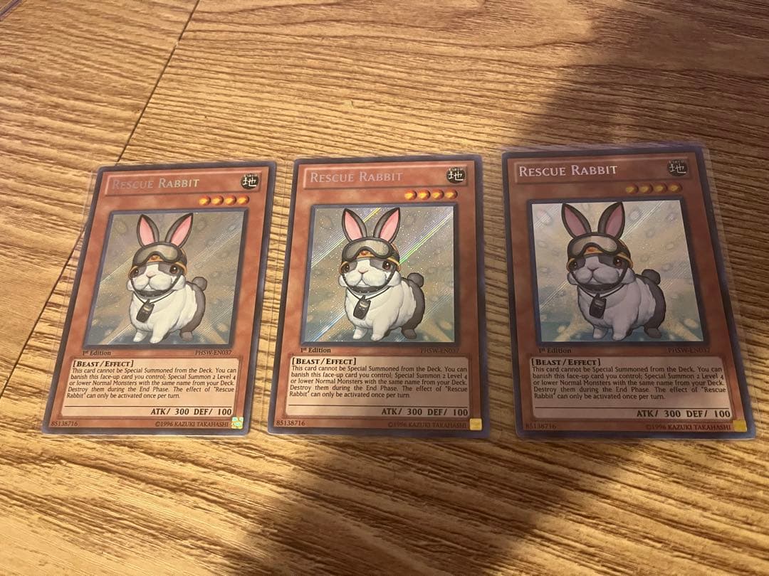 遊戯王　レスキューラビット　英語　シークレット　1st PHSW