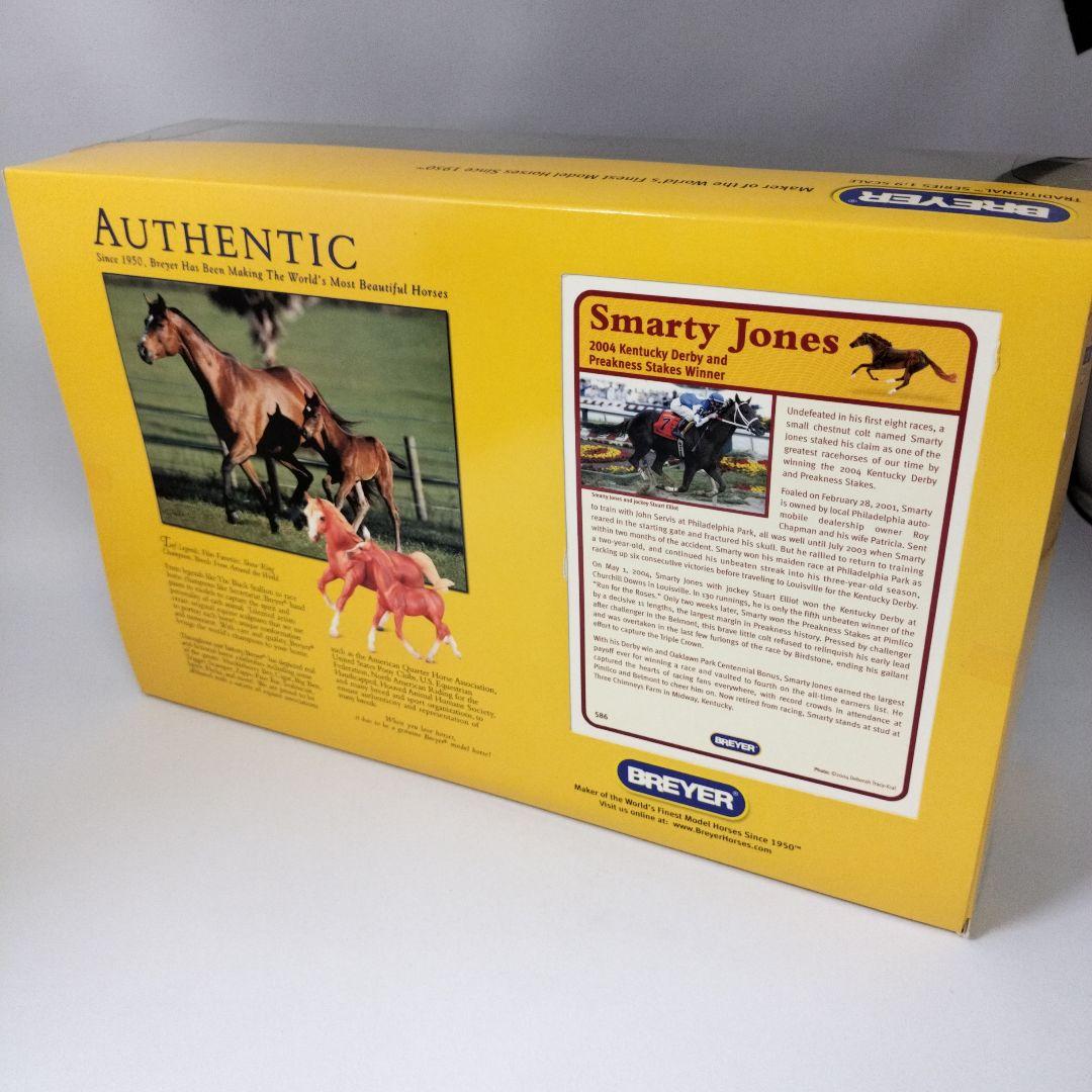 未開封　BREYER 586 Smarty Jones 1/9フィギュア