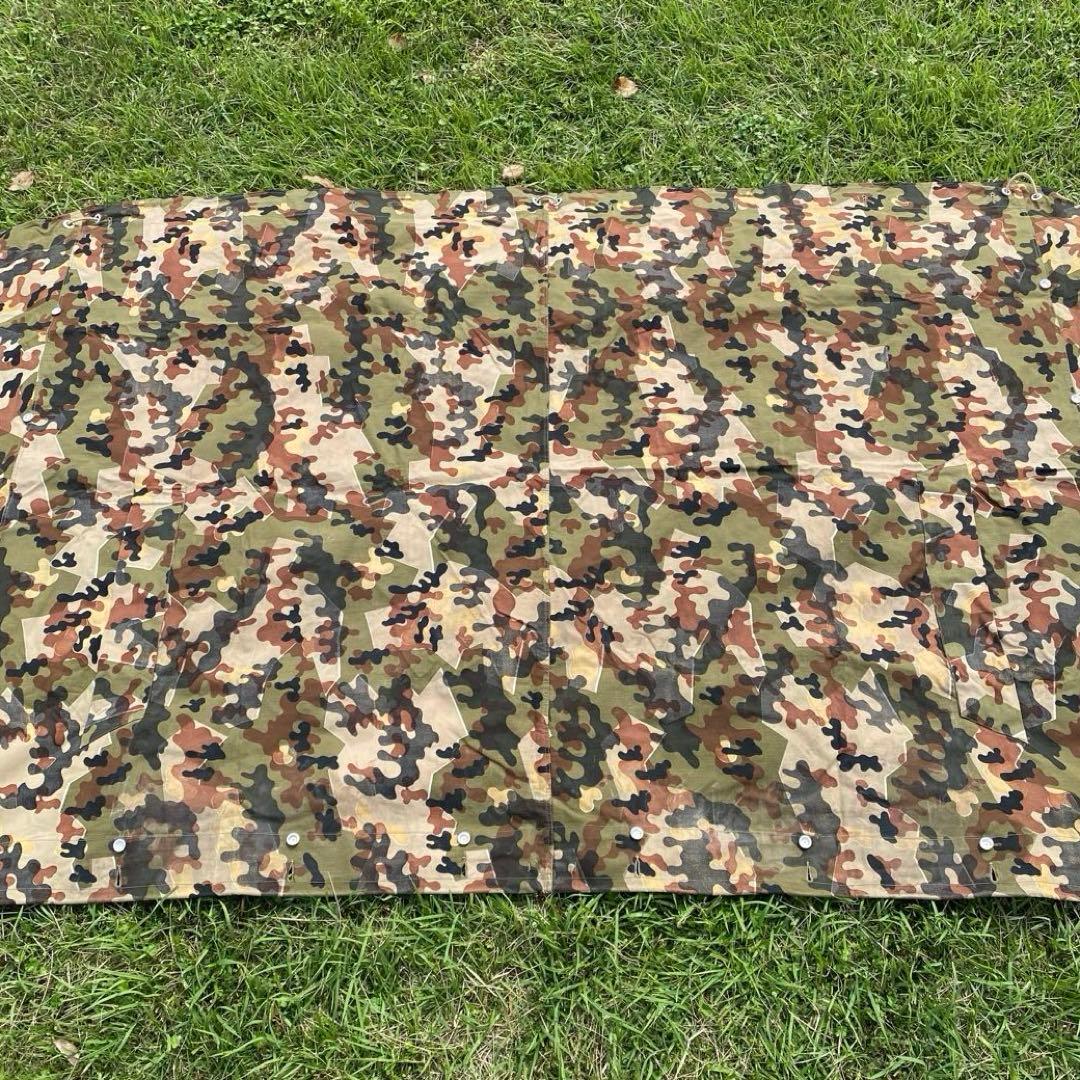 【超レア・美品】入手困難　ドイツ　軍幕　アメーバカモ　パップテント　ハーフ　１枚