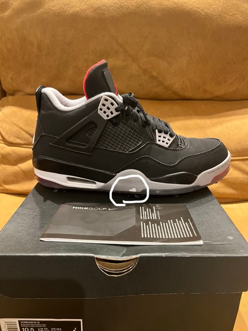 NIKE AIR JORDAN 4 GOLF BRED ジョーダン4 ゴルフ