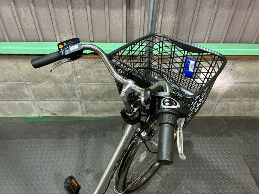 №8476 電動自転車　パナソニック　ビビDX 26インチ シルバー