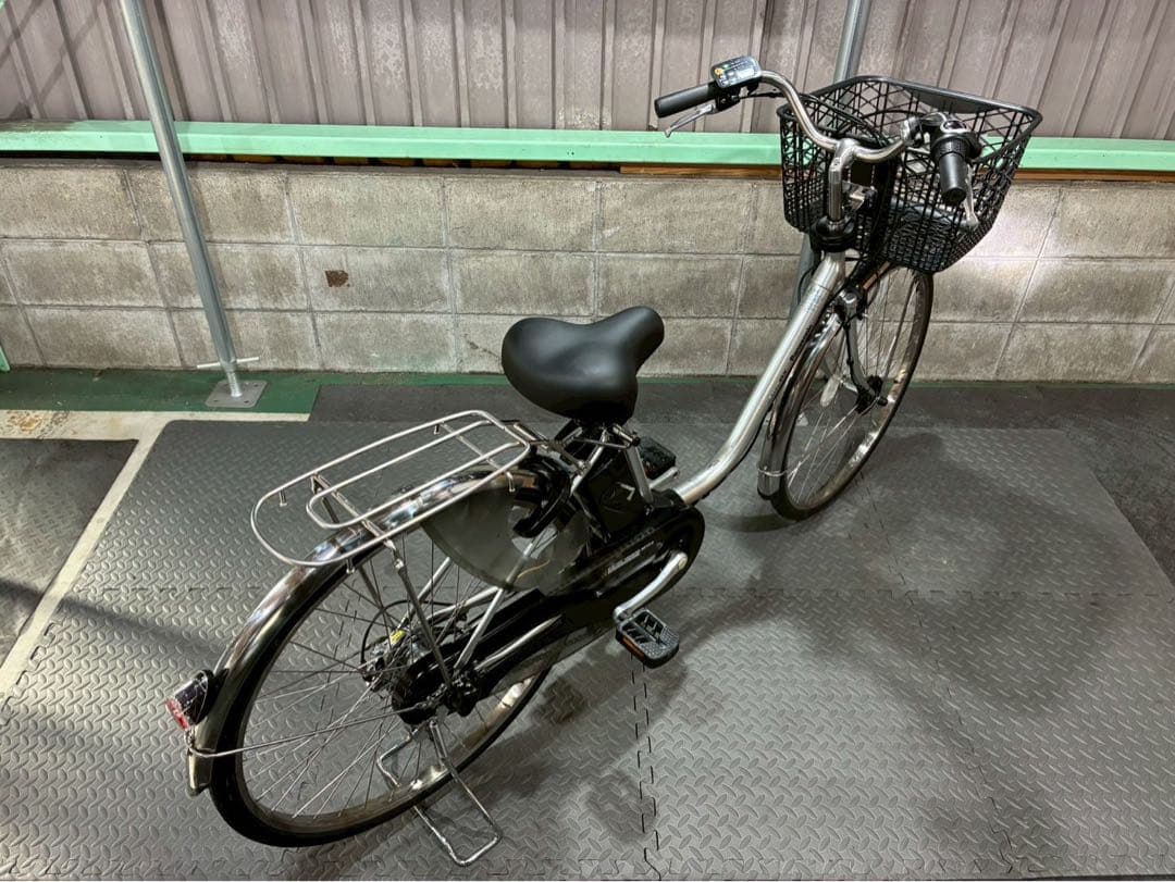 №8476 電動自転車　パナソニック　ビビDX 26インチ シルバー