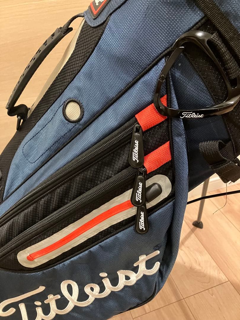 Titleist キャディバッグ スタンド付き 青