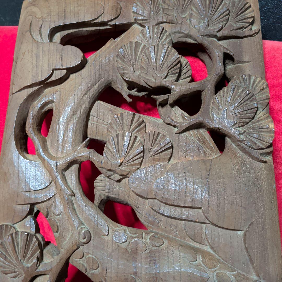 木彫り　彫刻　欄間　鷹　鳥　和柄　置物　だんじり　山車