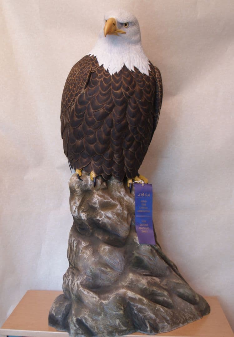 バードカービング　ハクトウワシ（リアルサイズ）