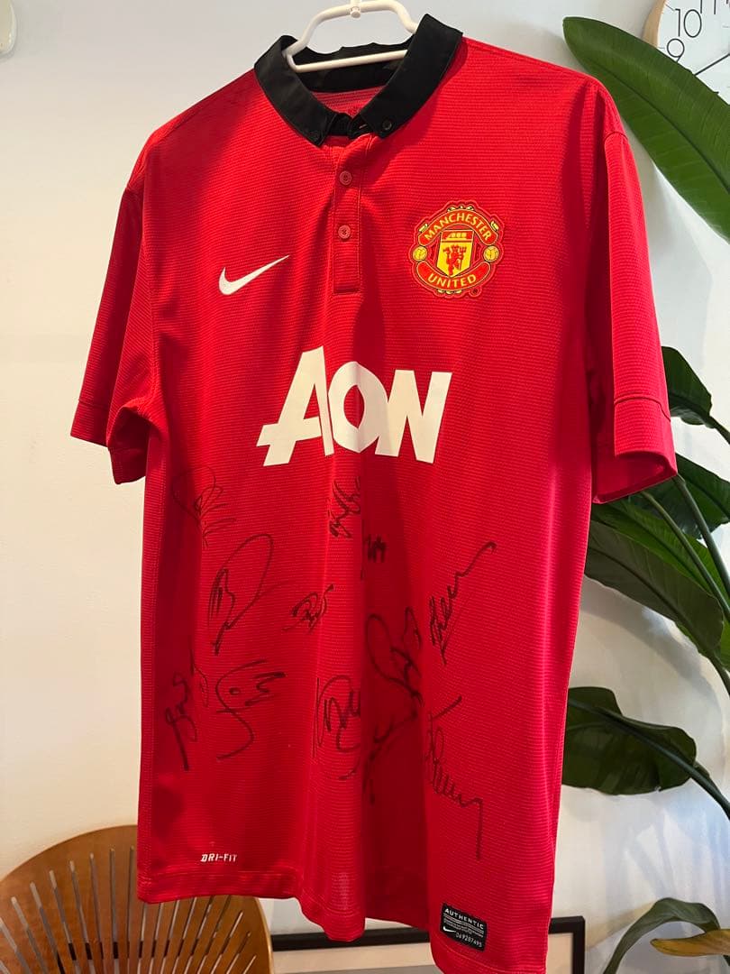 マンチェスター・ユナイテッド 2013年プレシーズン日本ツアー サイン入りシャツ