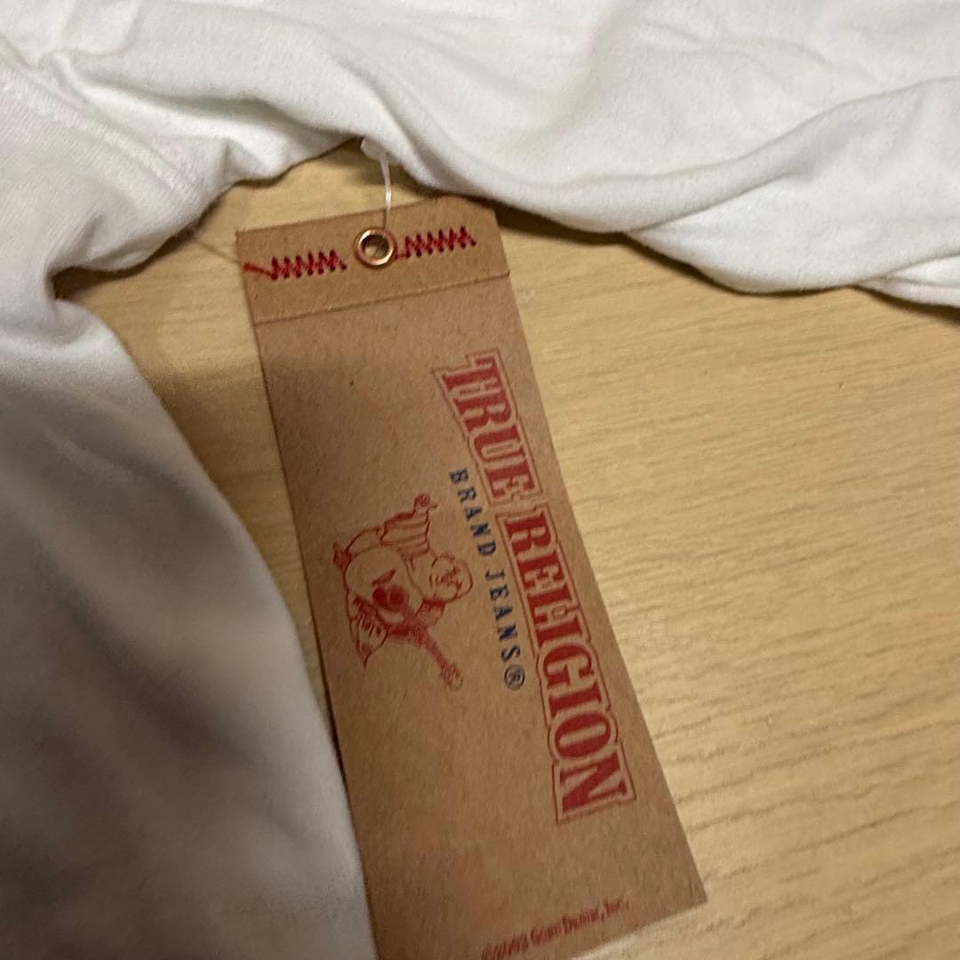 トゥルーレリジョン　ラグビーシャツ　ネイビー　XL