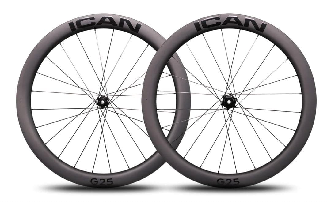 【最終値下げ】送料無料　ICAN カーボンホイールG25