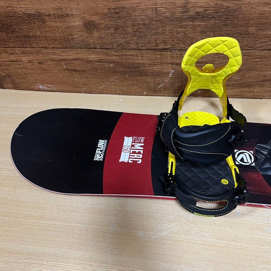 美品　FLOW フロー　メンズ スノーボード ３点　ダブルキャンバー　値下げ不可