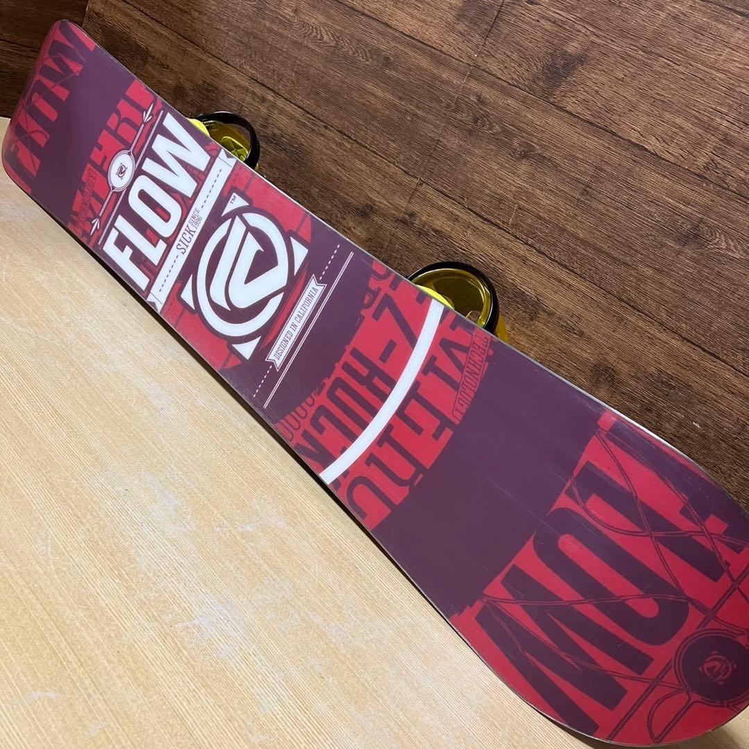 美品　FLOW フロー　メンズ スノーボード ３点　ダブルキャンバー　値下げ不可