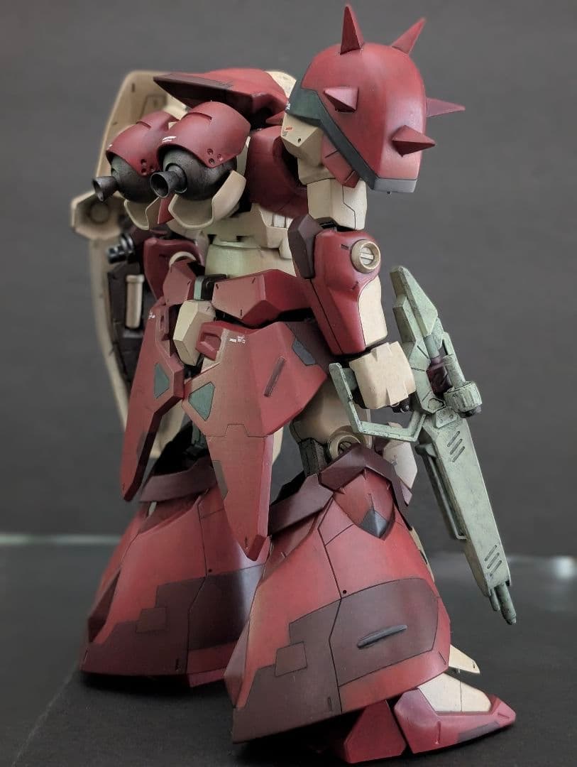 HG メッサーF02型 全塗装 改修 完成品 閃光のハサウェイ ガンプラ
