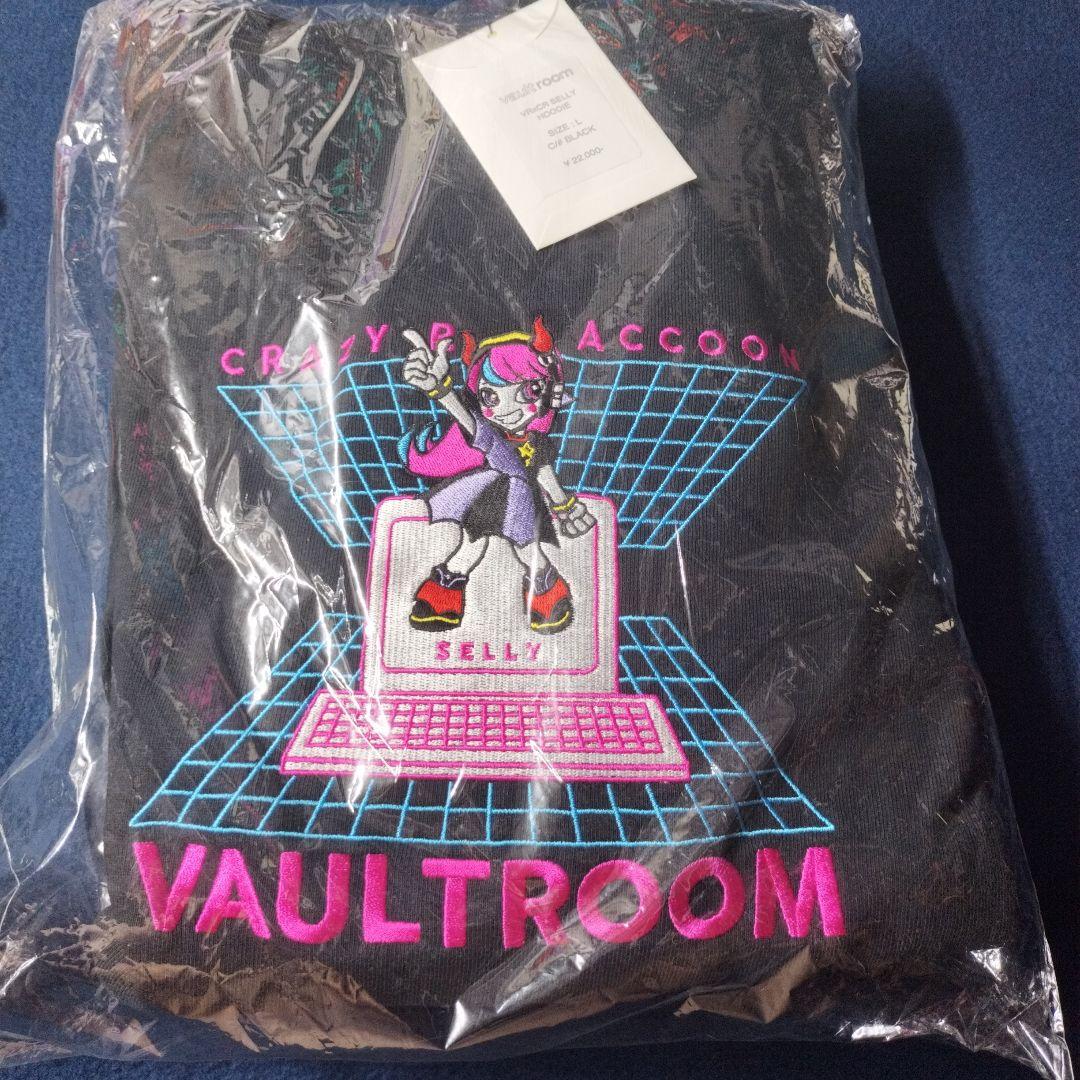 vault room VRxCR SELLY HOODIE L ブラック 新品