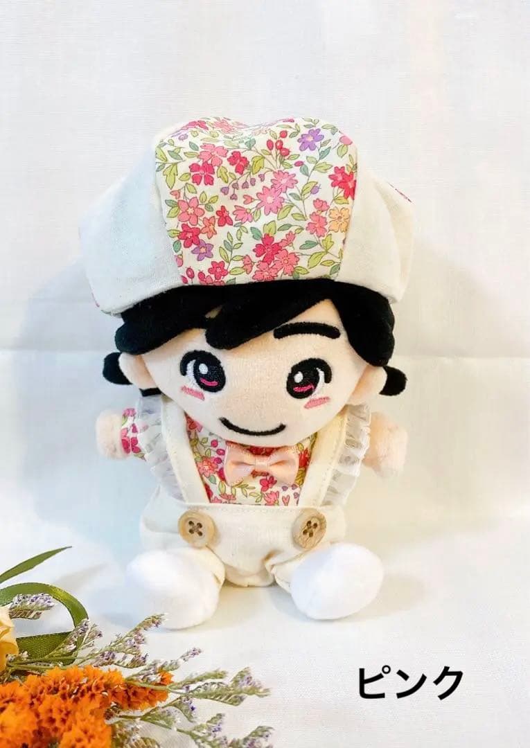 花柄ベレー帽コーデセット　オーダーページ　関西ちびぬい　はぴぬい　ぬい服