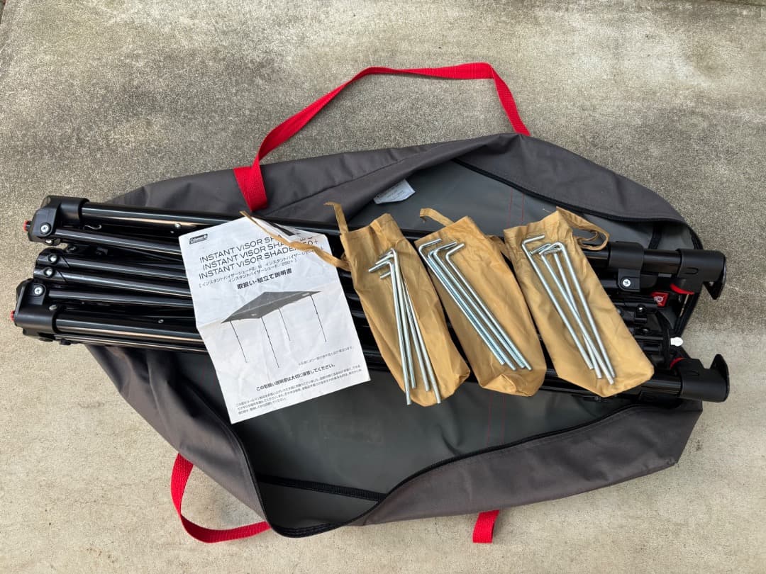 Coleman インスタントバイザーシェードII / M サイドウォール2枚付き