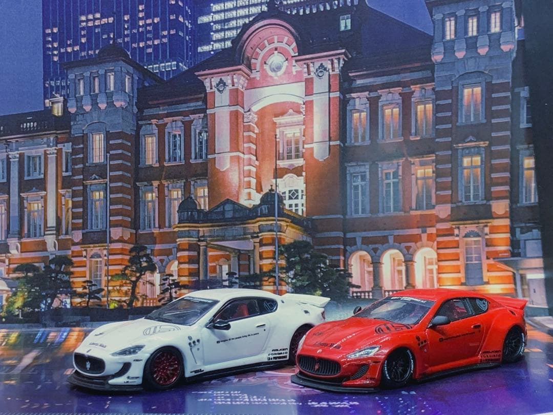 1/64 LBWK マセラティグランツーリスモ　ホワイトラスト1台