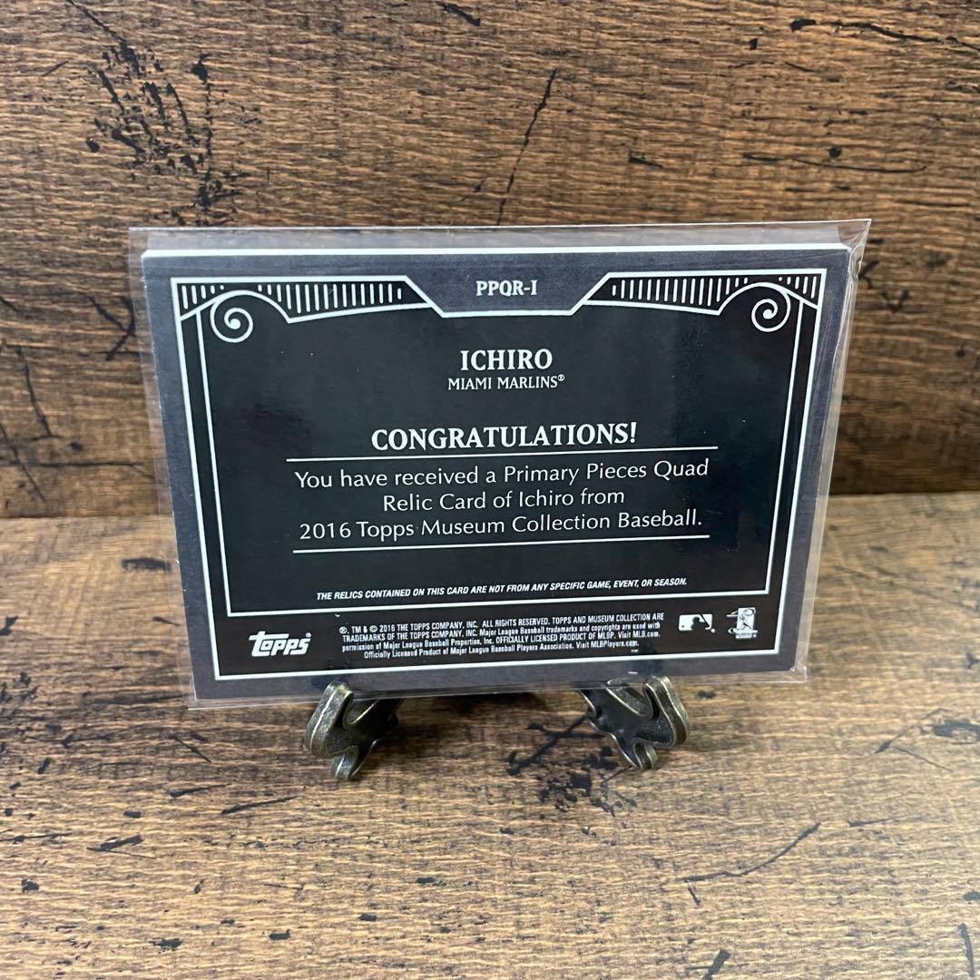 イチロー 世界75枚限定 3色パッチ ミュージアムコレクション マーリンズ