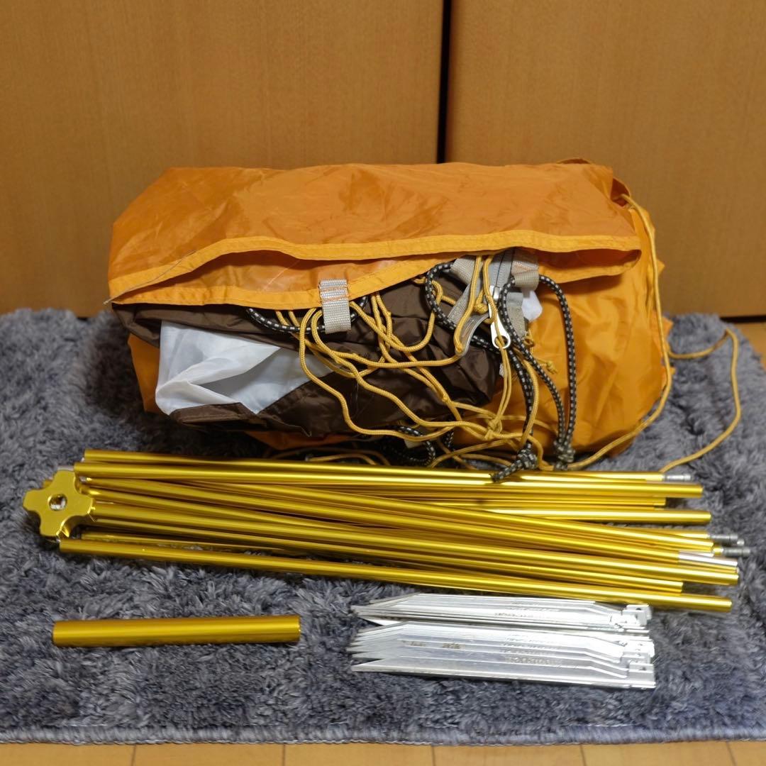 montbell モンベル　クロノスドーム 2型　オレンジ　テント　2人