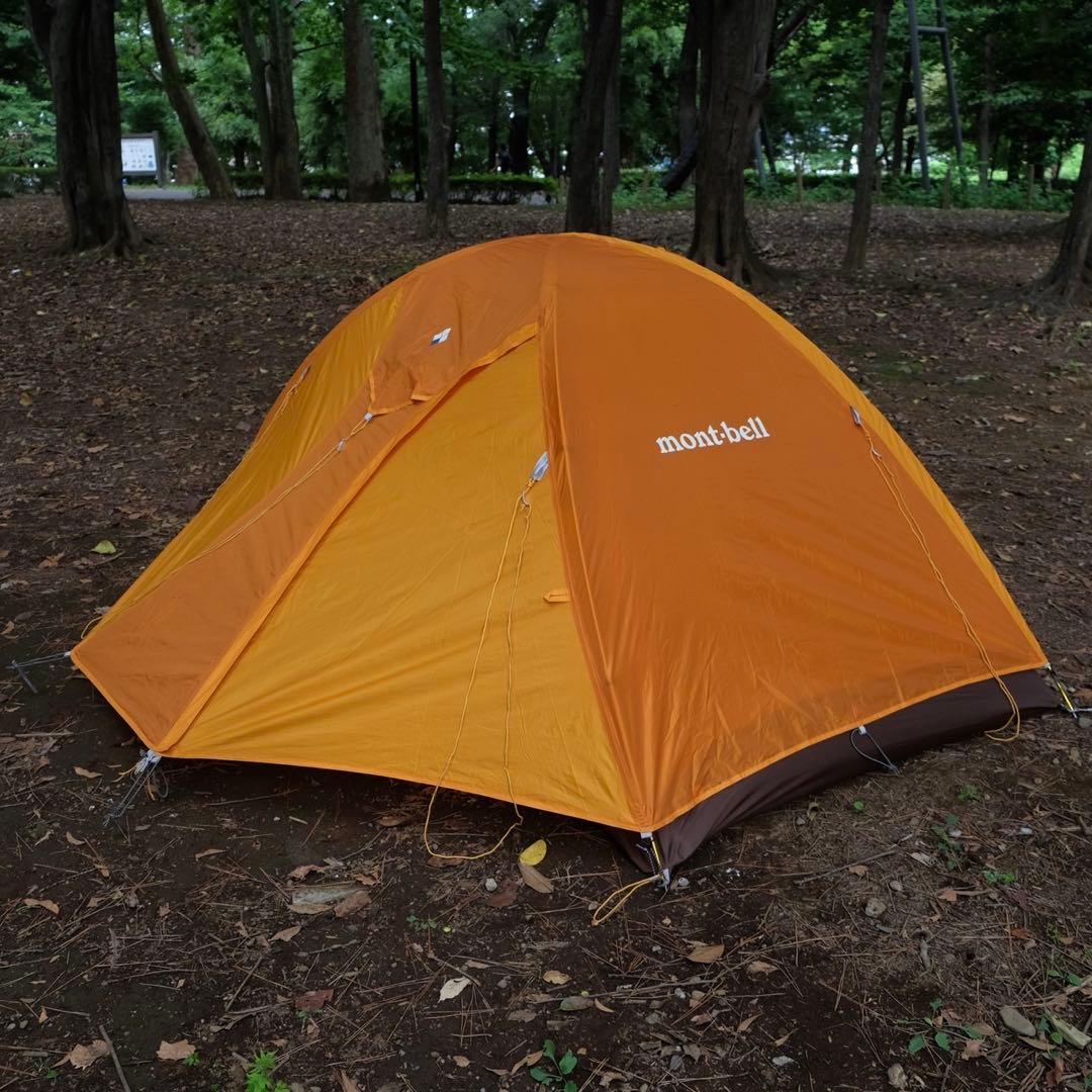 montbell モンベル　クロノスドーム 2型　オレンジ　テント　2人
