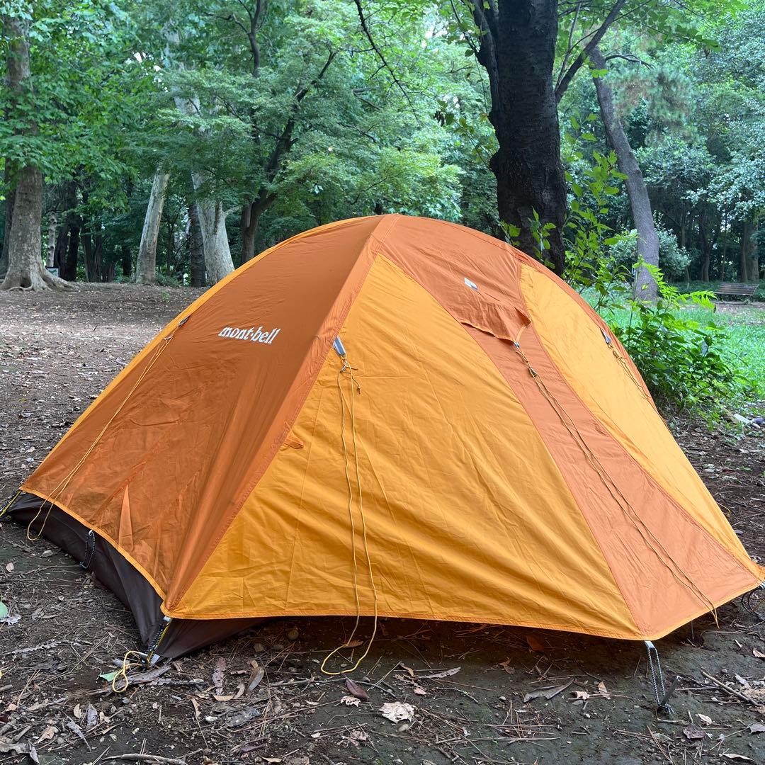 montbell モンベル　クロノスドーム 2型　オレンジ　テント　2人