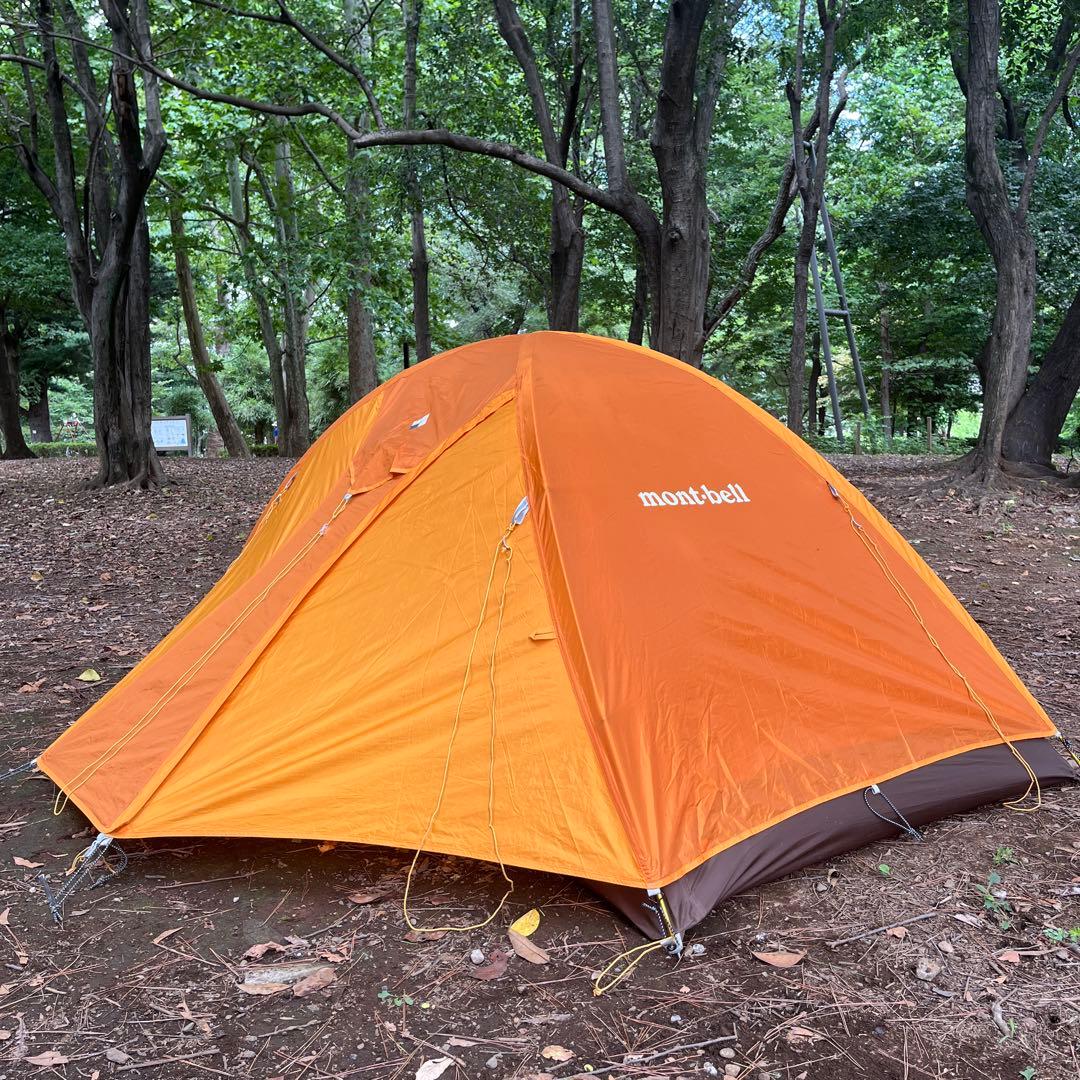 montbell モンベル　クロノスドーム 2型　オレンジ　テント　2人