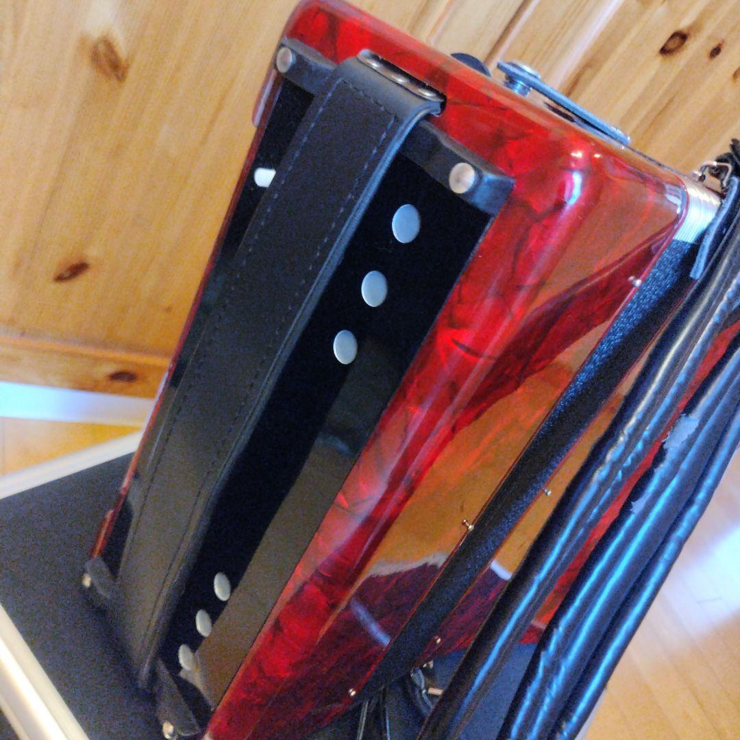 キョーリツ アコーディオン ACD-500/RD ハードケース付き　鍵盤