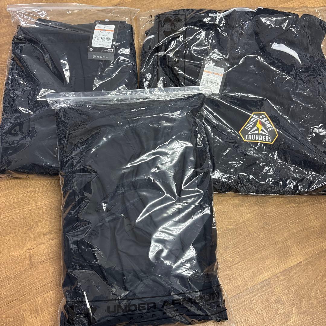 群馬クレインサンダーズ UNDERARMOUR ナイロン ジャージセット 3XL