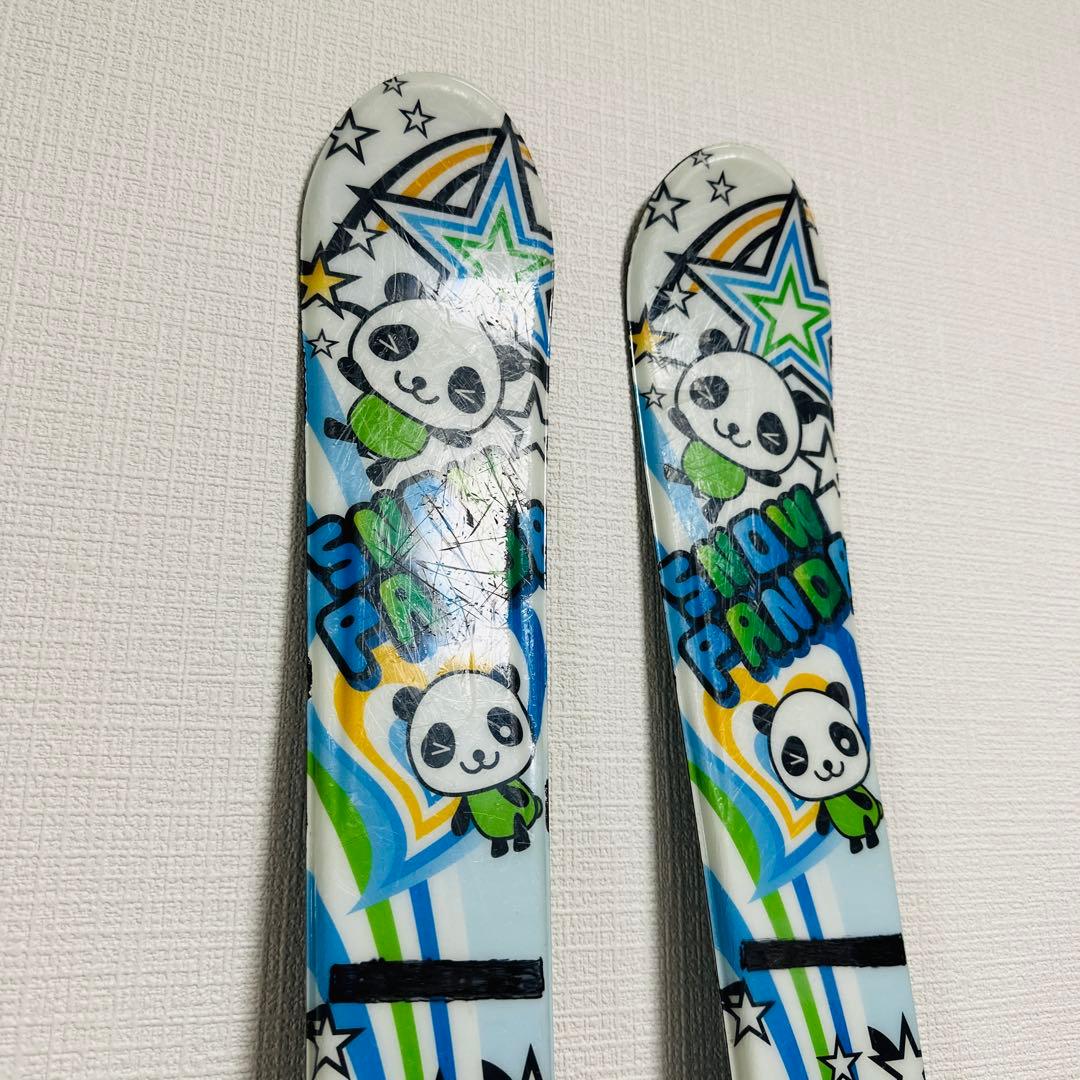 SWALLOW PANDAキッズスキー板　ストックセット 100cm パンダ