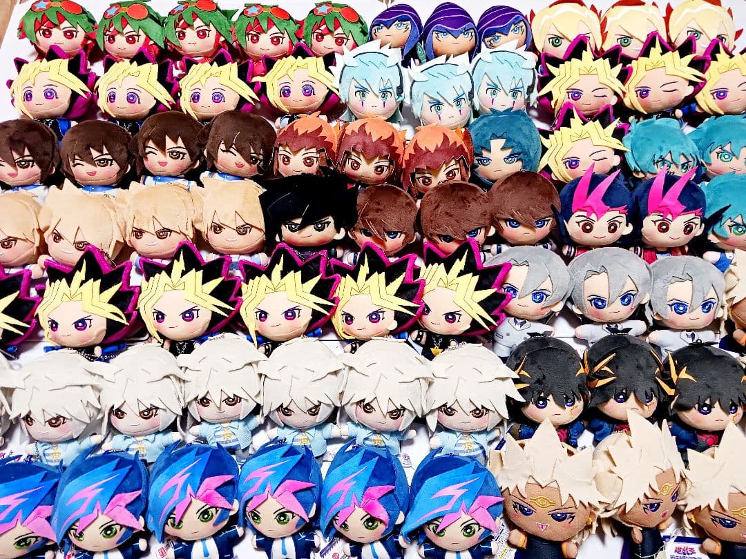 【75体+αおまけ】遊戯王 遊☆戯☆王 みにコレ ぬいぐるみ マスコット まとめ