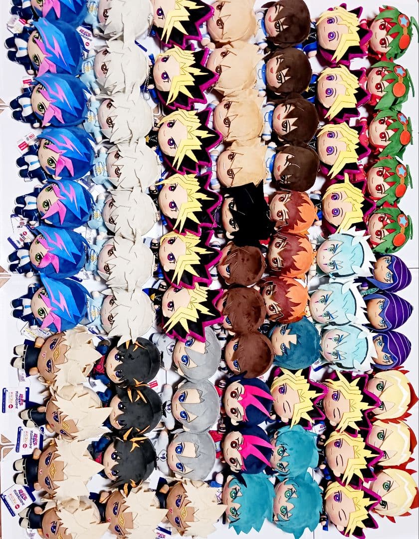 【75体+αおまけ】遊戯王 遊☆戯☆王 みにコレ ぬいぐるみ マスコット まとめ