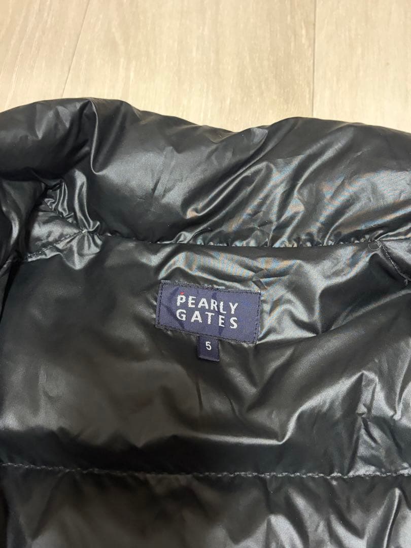 PEARLY GATES パーリーゲイツ メンズ ダウン L 黒 ブラック
