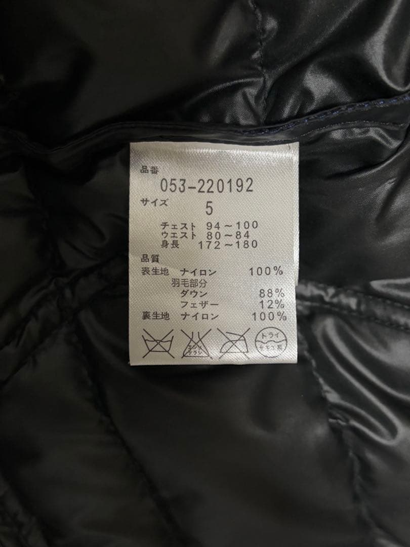 PEARLY GATES パーリーゲイツ メンズ ダウン L 黒 ブラック