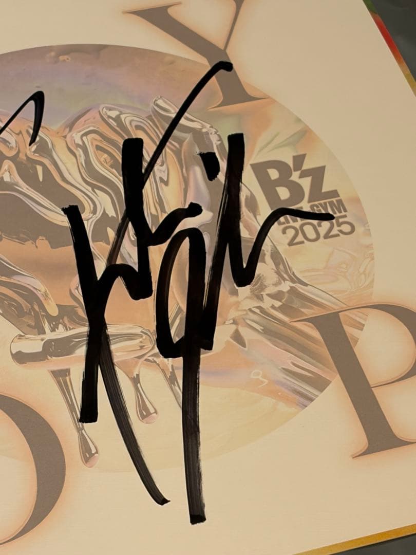 R*4様 B'z 直筆サイン FYOP 2025