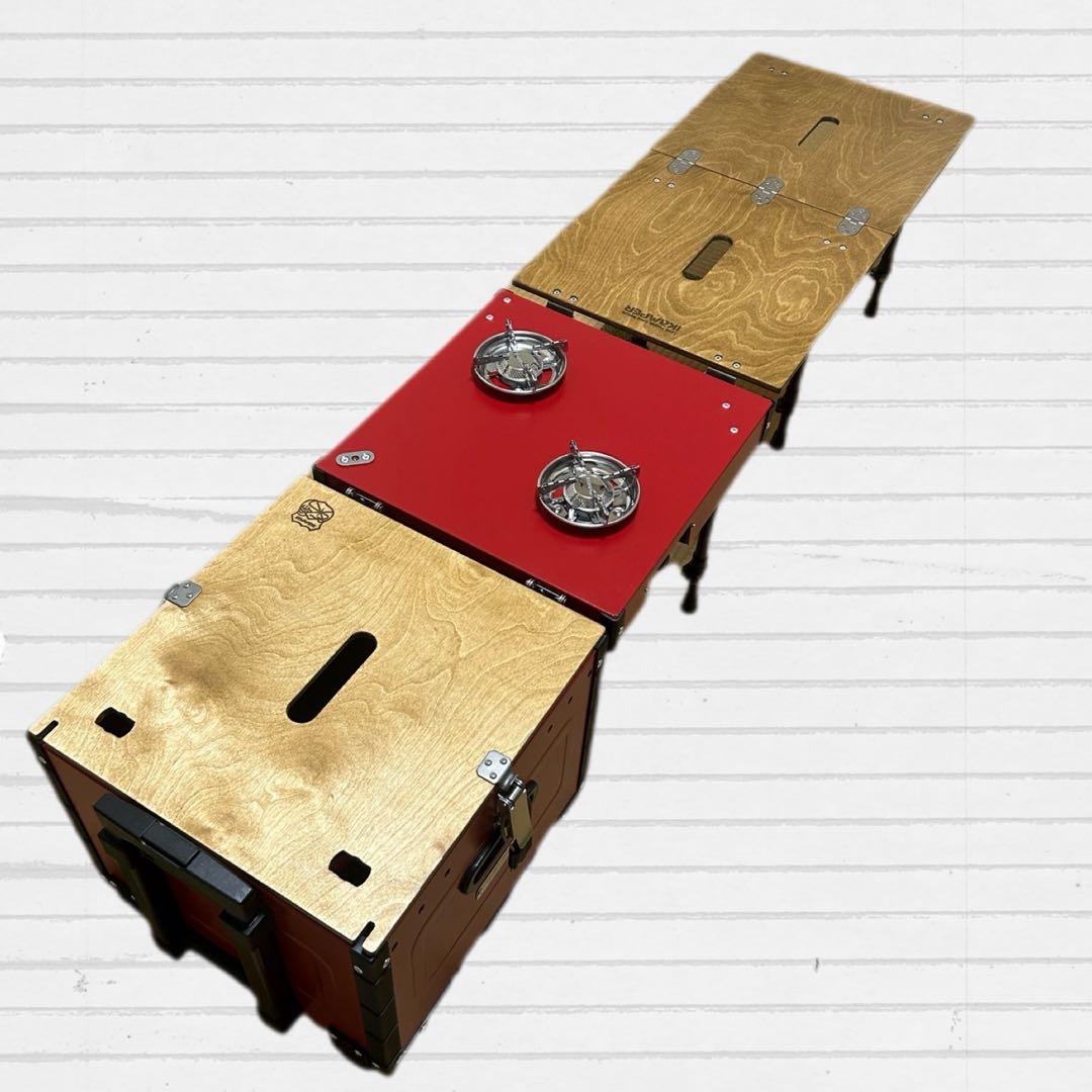 アイオクス　キッチンツール　キャンプギア　レッド　新品