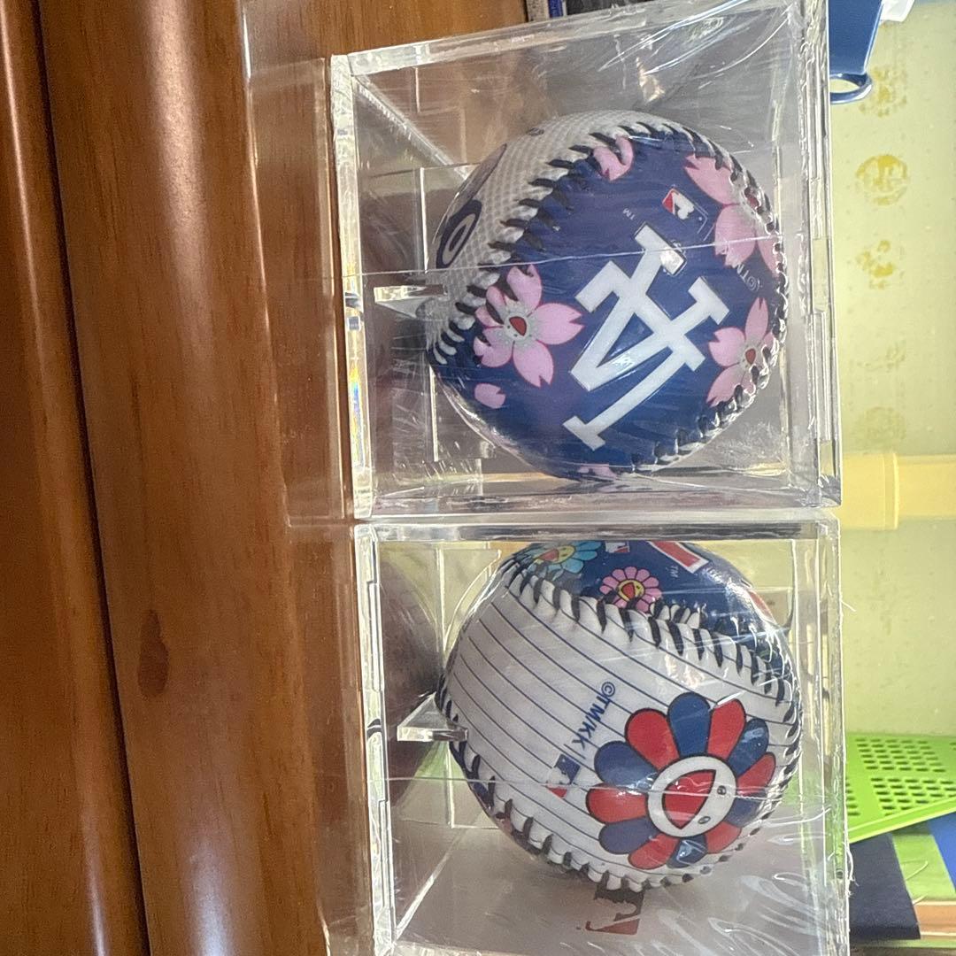 村上隆コラボ　MLB tokyo series ボール2点