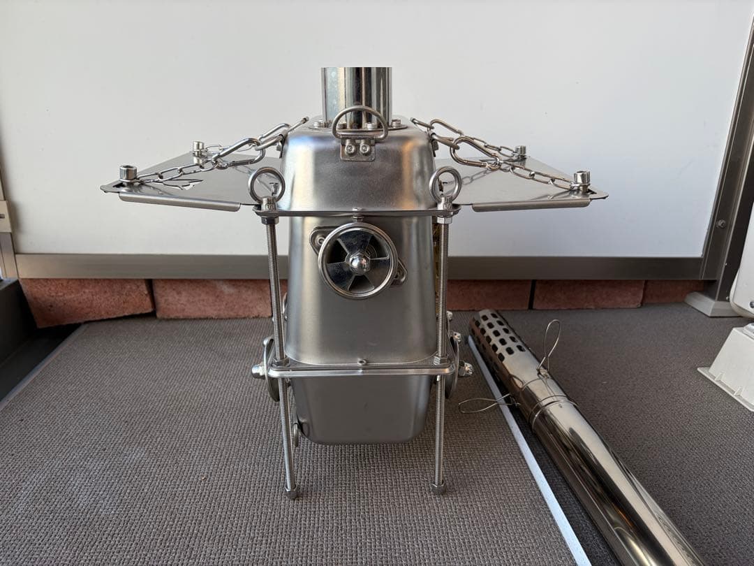 クラファンで1443%達成したFOCUS UNCLE 社 ステンレス製薪ストーブ