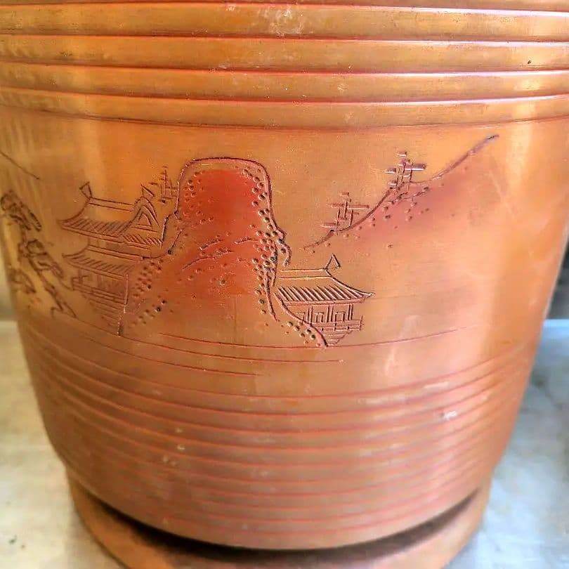 真鍮製 火鉢 2個セット｜骨董・アンティーク・昭和レトロ