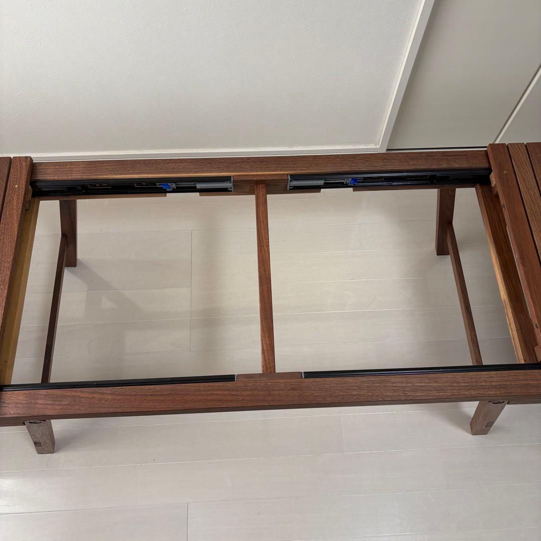 ひーろWHAT WE WANT エクステンションテーブル6点ウォールナット