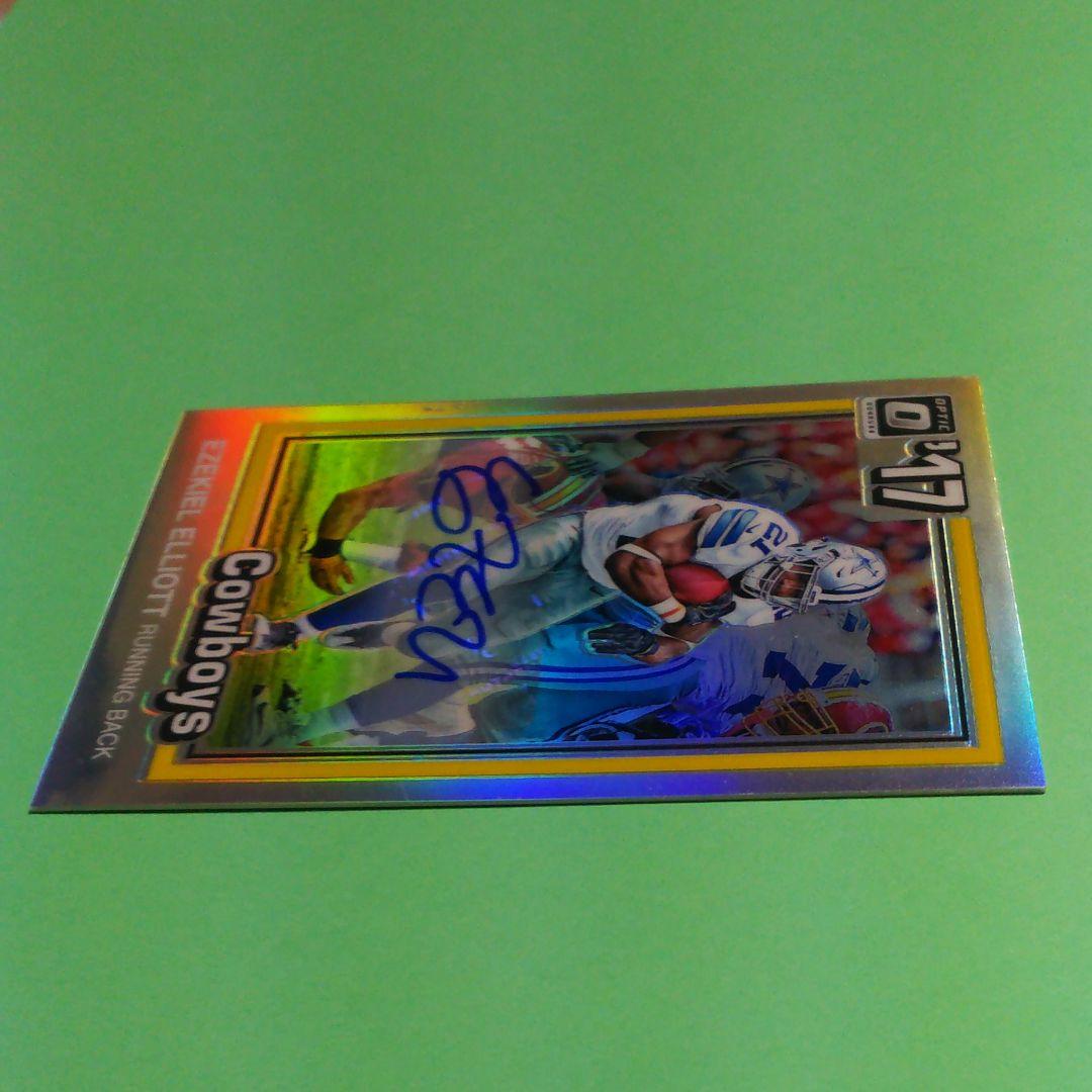 EZEKIEL ELLIOTT　エゼキエル エリオット　直筆サインカード　NFL