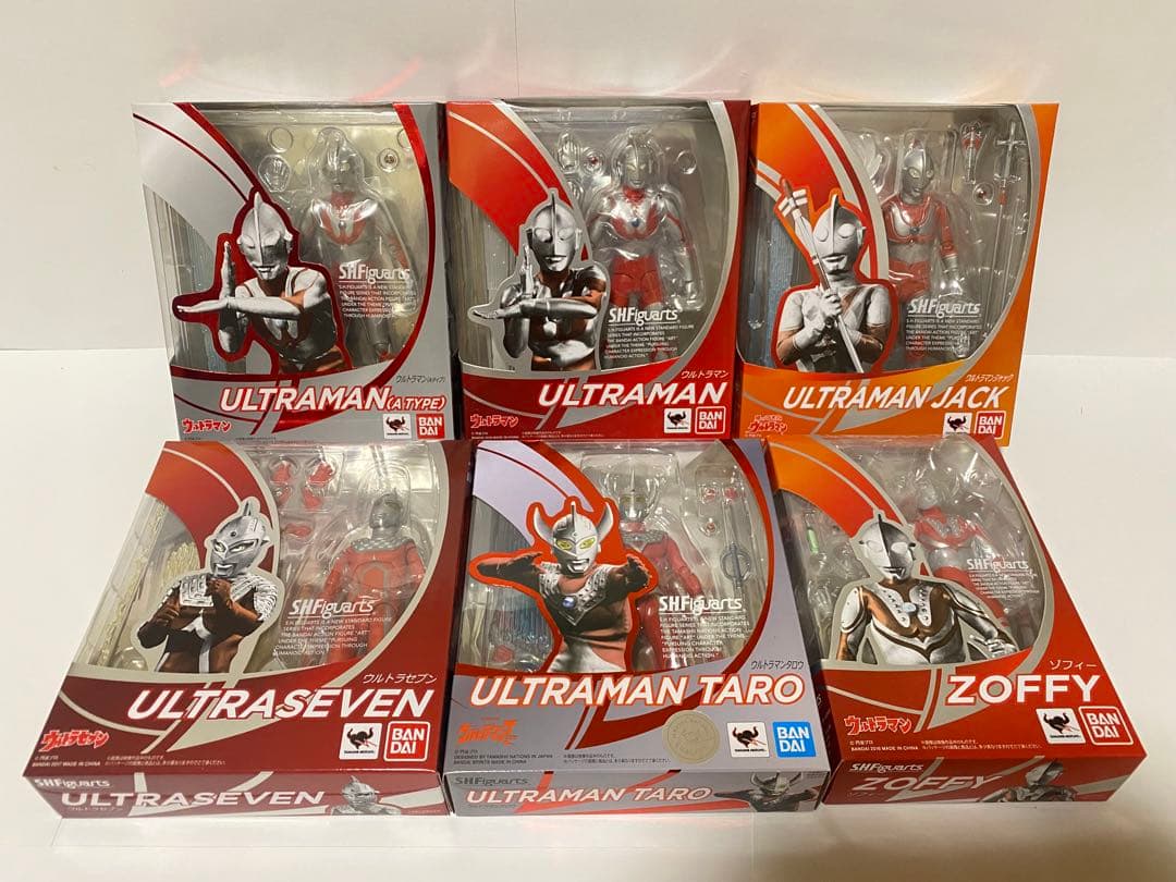 【新品未開封】　shfiguarts ウルトラマン 6点セット